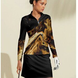 Black and Gold Women's Top